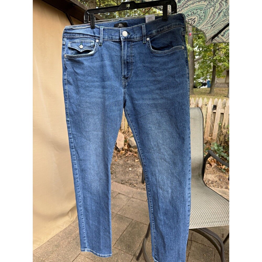 True Religion Rocco Relaxed Skinny Jeans Men's 35 Blue Medium Wash Stretch